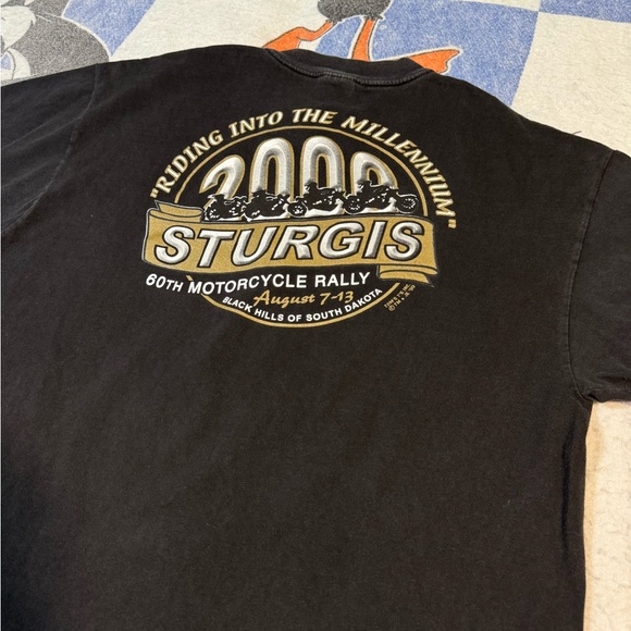 Vintage sturgis biker tee - Picture 4 of 5